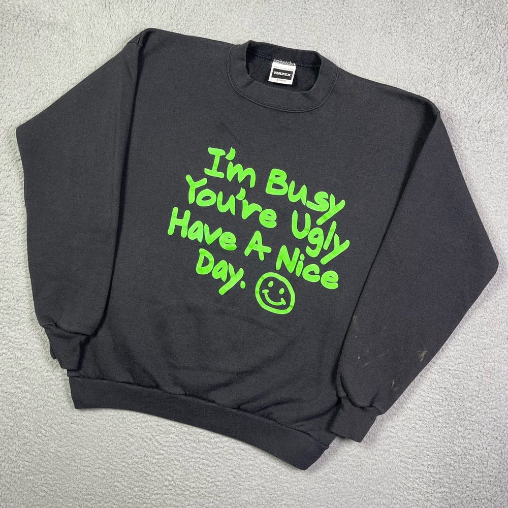 Vintage‎ 90s funny humor sweatshirt